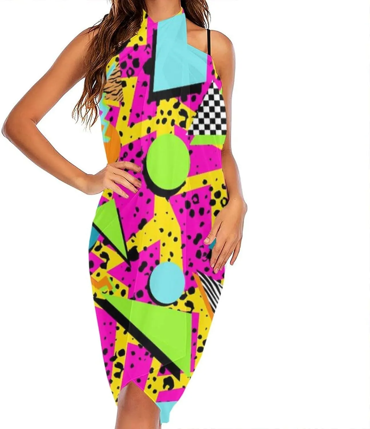 Women Swimwear Pareo Beach Cover Up Bikini Sarong Swimsuit Wrap Skirts