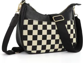 Women's Crossbody Handbags Vegan Leather Shoulder Bag with Adjustable Strap, Lightweight Small Purse for Everyday Essentials