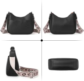 Women's Crossbody Handbags Vegan Leather Shoulder Bag with Adjustable Strap, Lightweight Small Purse for Everyday Essentials