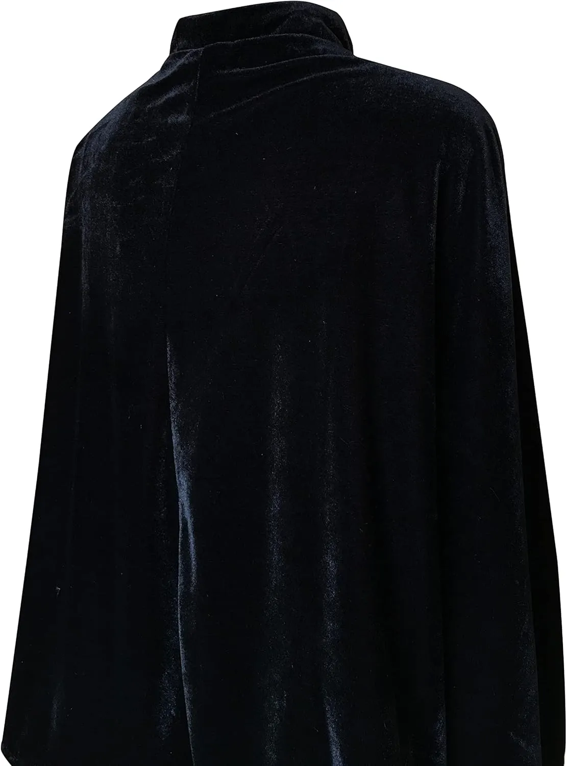 Women's Velvet Satin Lined Capelet Elegant Halloween Cosplay Cloak Cape, Wedding, Ren Faire