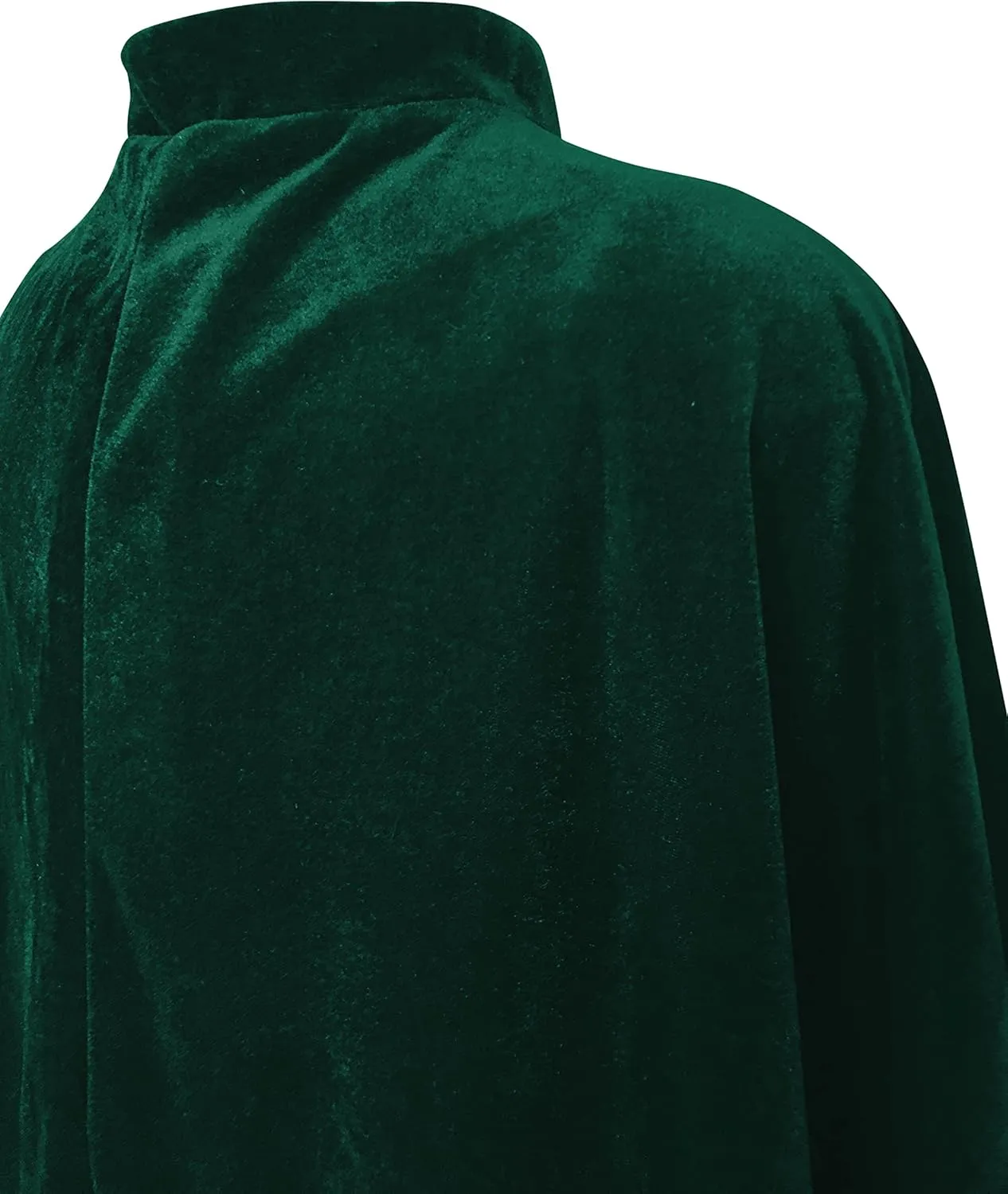 Women's Velvet Satin Lined Capelet Elegant Halloween Cosplay Cloak Cape, Wedding, Ren Faire