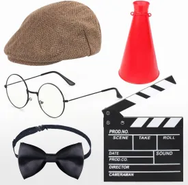 Yewong Kids Movie Director Dress up Set for Filmmaker Awards Night Career Day Halloween Birthday Movie Night Party Supplies